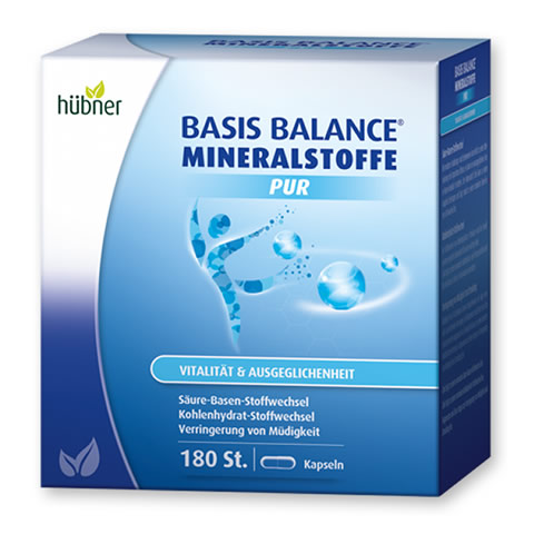 Hübner Basis Balance Mineralstoffe PUR Kapseln, 180 Stück