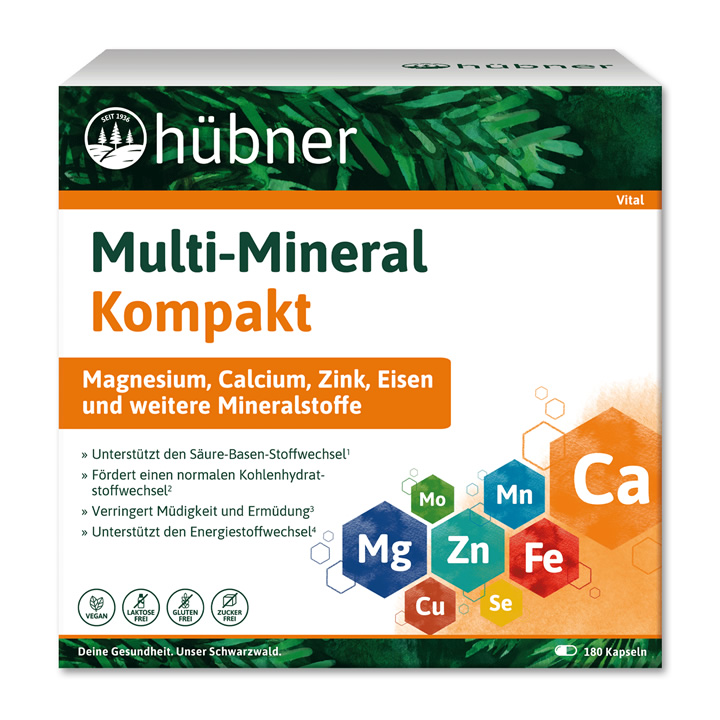 Hübner Multi-Mineral Kompakt 180 Kapseln