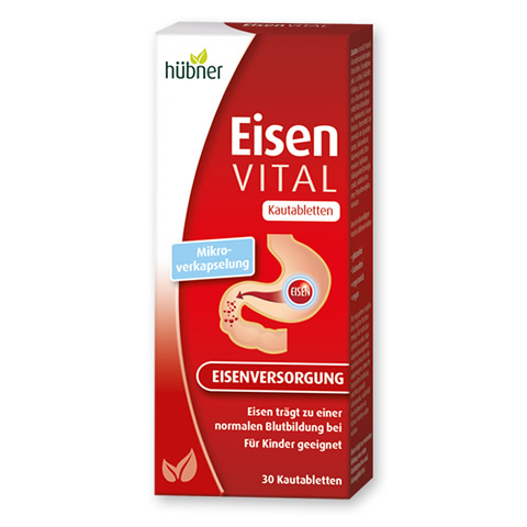 Hübner Eisen VITAL Kautabletten, 30 Stück