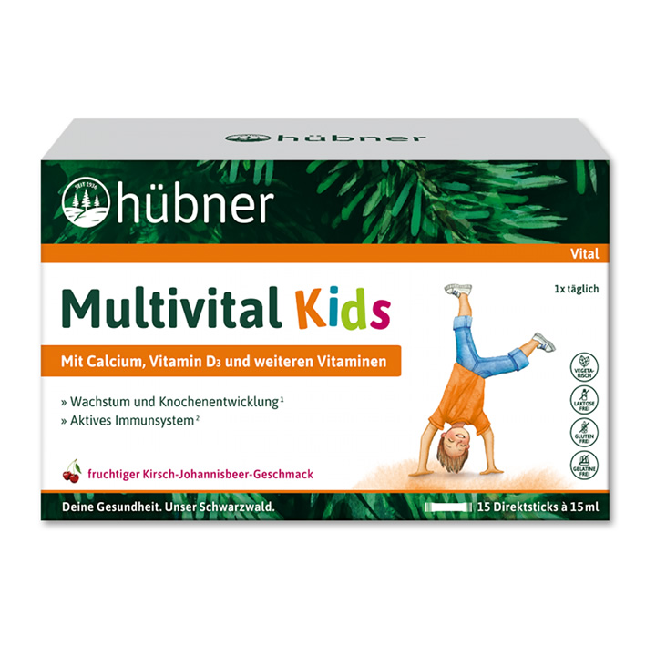 Hübner Multivital Kids 15 Sticks a 15ml