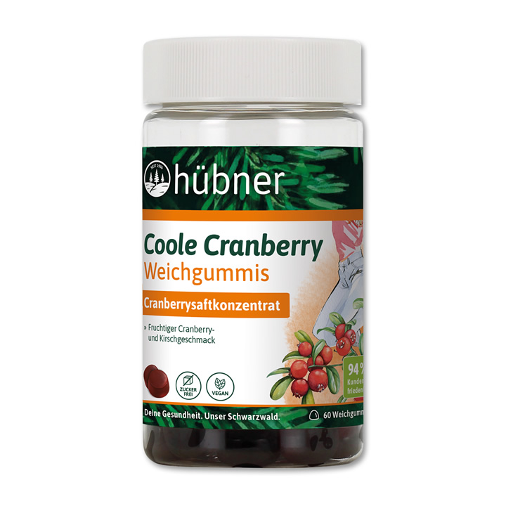 Hübner Coole Cranberry Weichgummis, 150g