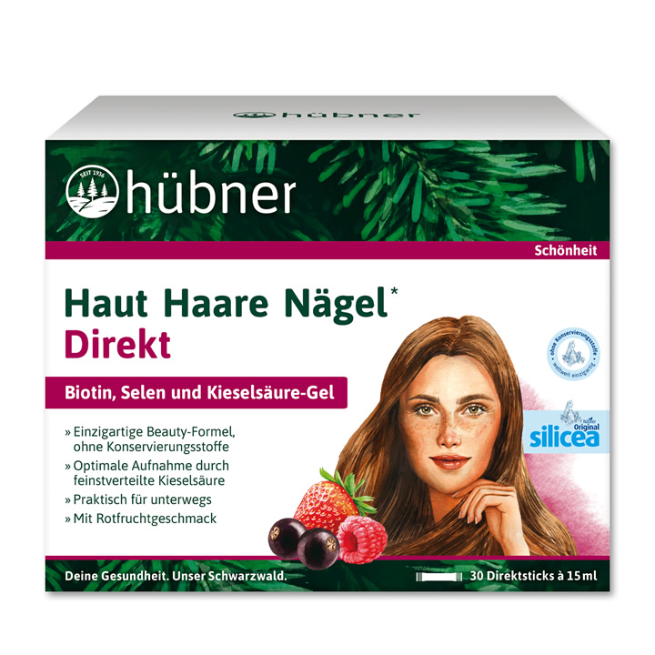 Hübner Haut Haare Nägel Direkt Rotfrucht, 30 Sticks