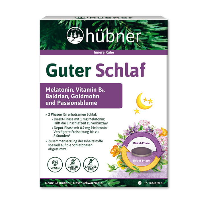 Hübner Guter Schlaf, 15 Tabletten
