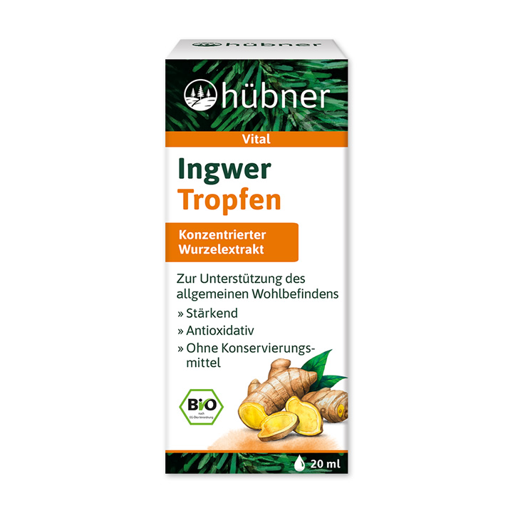Hübner Ingwer Tropfen, 20 ml