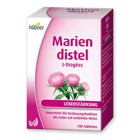 Hübner Mariendistel L-Dragees, 180 Stück